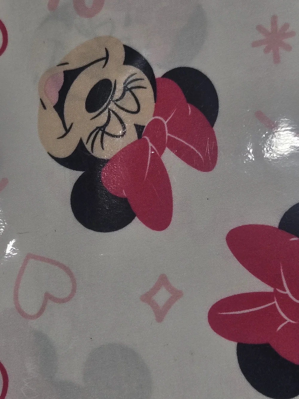 Disney Baby Minnie Mouse Love Collection Fitted Crib Sheet White New in Package